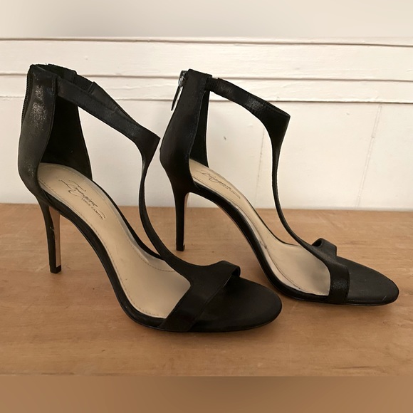 Vince Camuto Imagine Open Toe Black Heels — Women’s 7.5 — Worn only once - Picture 4 of 16
